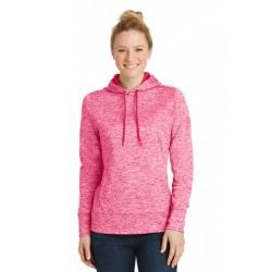 Ladies Electric Heather Moisture Wicking Hooded Sweatshirt