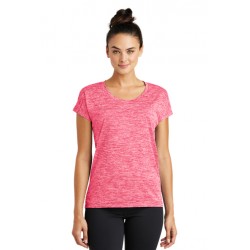 Ladies Electric Heather Moisture Wicking T Shirt